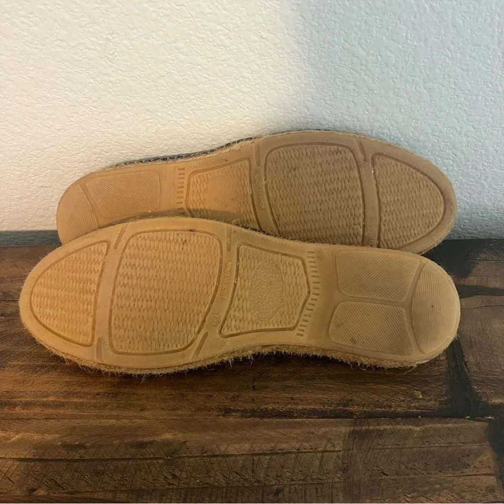 Navy Canvas Espadrille Slip-On Loafers